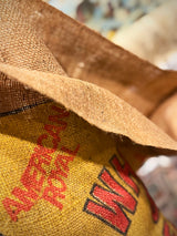 Saco Rafia Proyecto 'Wheat & Steak' 1981 para Kansas City - Antoni Miralda