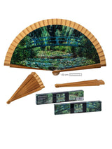 Abanico 'El Puente Japonés' - Monet