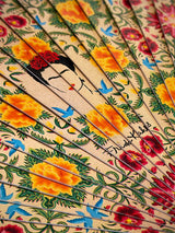 Abanico 'Frida Kahlo' - Mosaico Claro