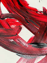 Pintura Original 'Explosión en Rojo' - 65x50 cm - Federico Font