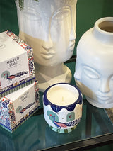 Vela A Dopo 'Misted Lime' - Diseño Pavo Real 8oz