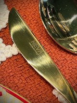 Juego de Cubertería 'Asia Pietra Verde Oro' - 24 Piezas