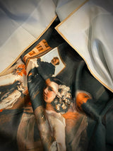 Pañuelo Estampado 'Las Meninas' 90x90 cm - Velázquez