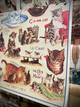 Papel Poster & Wrap 'Vintage Cats II' - Cavallini & Co