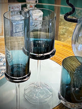 Set de 2 Copas de Champagne de Cristal 'Classy Fun' - 190 ml - Azul