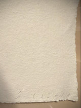 Grabado Con Papel Hecho a Mano 'S/T' - Jaume Plensa