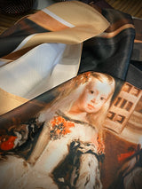 Pañuelo Estampado 'Las Meninas' 90x90 cm - Velázquez