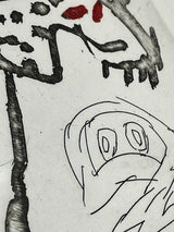 Aguafuerte Original Conjunto II - Karel Appel y Pierre Alechinsky