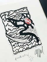 Aguafuerte Original Conjunto I - Karel Appel y Pierre Alechinsky