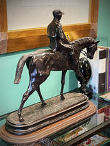 Decorative Replica 'Jockey and Horse'