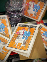 Tarjeta de Felicitación 'Anyone for Tennis'