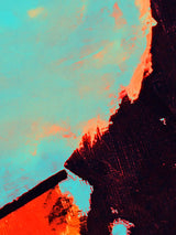 Lámina decorativa 'Llama Abstracta'