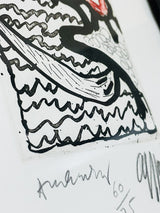 Aguafuerte Original Conjunto I - Karel Appel y Pierre Alechinsky