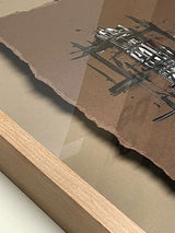 Pintura Original 'Tramado Abstracto' - 39.5x30.5 cm - Federico Font