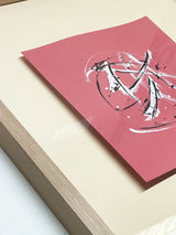 Pintura Original 'Esfera sobre Rosa' - 29.5x27.5 cm - Federico Font