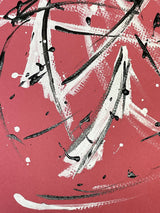 Pintura Original 'Esfera sobre Rosa' - 29.5x27.5 cm - Federico Font