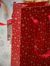 Bolsa de Regalo Para Botellas 'Stars' - 12x35 cm