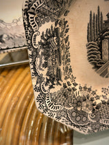 Bandeja de Servir de Loza 'Vistas La Cartuja' - Vintage