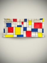 Bandeja de Cristal Rectangular 'Rhytm Composition' - Piet Mondrian