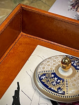 Bandeja de Piel con Asas 'Valet'