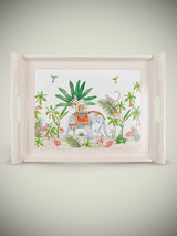 Bandeja Rectangular Con Asas 'Marajah' - 52x37 cm