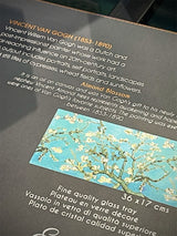 Bandeja de Cristal Rectangular 'Almond Blossom' - Van Gogh
