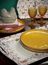 Bandeja Rectangular Con Asas 'Country Life' - 52x35 cm