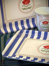 Bandeja Rectangular Pequeña 'Flowery' - 32x22 cm