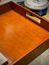 Bandeja de Piel con Asas 'Valet'