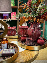 Bandeja Decorativa Grande 'Galateo' - Leaves - Ø39,5 cm