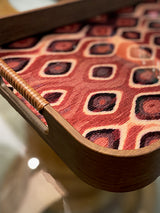 Bandeja Decorativa Rectangular 'Galateo' - Peacock - 51x32,5x4,5 cm