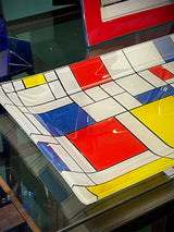 Bandeja de Cristal Rectangular 'Rhytm Composition' - Piet Mondrian