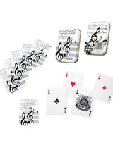 Baraja de Cartas en Caja de Lata 'Música'