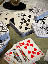 Baraja de Cartas en Caja de Lata 'Música'