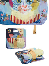 Bolsa Plegable 'Collage Gato'