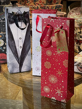 Bolsa de Regalo Para Botellas 'Stars' - 12x35 cm