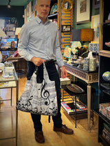 Bolsa Plegable Estampada 'Música'