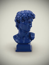 Busto Decorativo 'David' - Azul