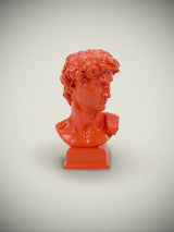Busto Decorativo 'David' - Naranja