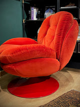 Butaca Pivotante 'Memento Pop' - Rojo