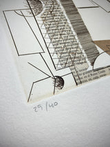 Carpeta 'Nuevos Tipos Urbanos' con 5 Aguafuertes - Manolo Valdés