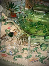 Green 'Monterey' Glass Teapot - 660 ml