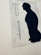 Engraving with H.C. Handmade Paper - Jaume Plensa