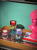 Portavela de Cristal 'Anversa' - Mediano