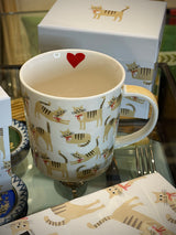'Cat Story' Porcelain Mug