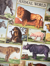 Paper Poster & Wrap 'Animal World' - Cavallini & Co