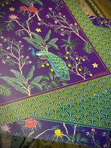 Individual Doble Cara 'Imperial Peacock' - 45x30 cm