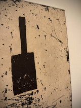 Grabado Con Papel Hecho a Mano 'S/T' - Jaume Plensa