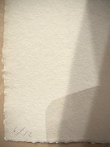 Grabado Con Papel Hecho a Mano 'S/T' - Jaume Plensa