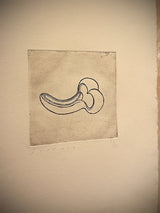 Grabado Con Papel Hecho a Mano 'S/T' - Jaume Plensa